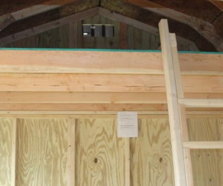 Loft in a Lofted storage barn