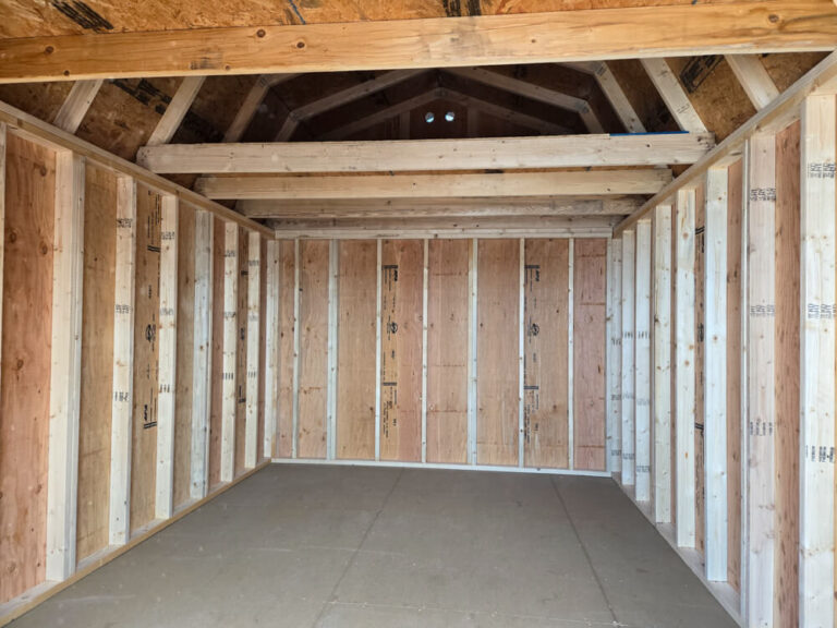 Lofted Barn inside view