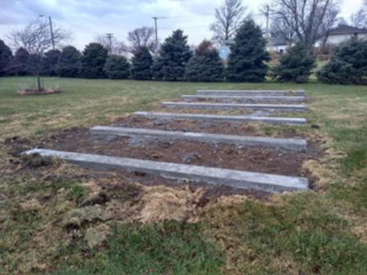 Concrete Footers for a shed foundation