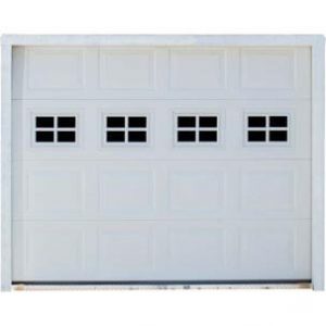 9’x7’ Panel Door with Glass