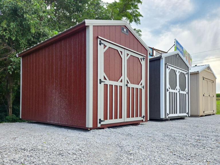 Utility Shed three sheds in a row