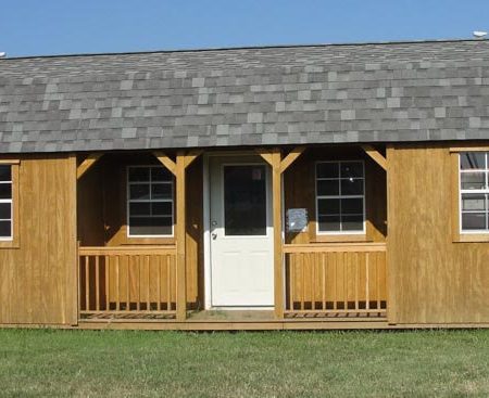 Stained Lofted Cottage with shingles