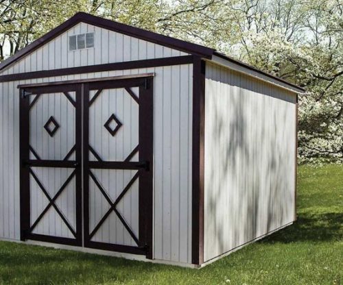 White Utility Shed by Mid-America Structures